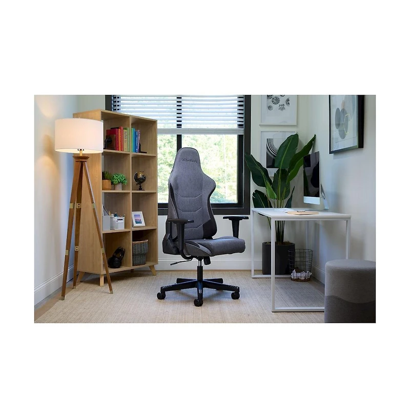 Respawn Racing Style High Back Pc Computer Desk Office Chair - Grey Fabric