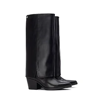 Women's Foldover Italian Western Boots By Xti