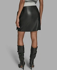 Bcbg Women's Bow Mini Skirt