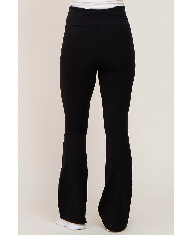 Pinkblush Maternity Black Flared Leggings