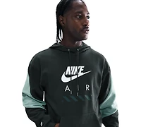 Nike Men's Air Fleece Roomy-Fit Logo-Print Hoodie