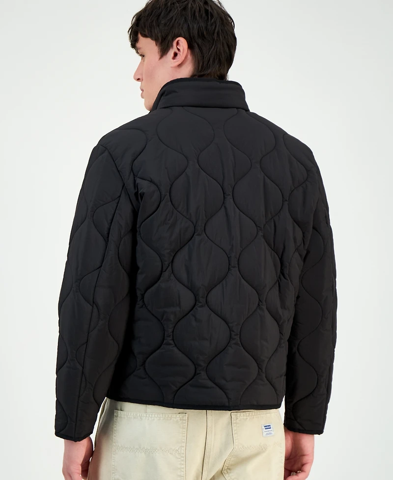 Hugo Boss Men's Bogo Zip-Front Quilted Jacket