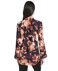Halston Women's Long Sleeves Tunic Top
