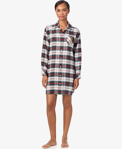 Lauren Ralph Women's Long Sleeves Sleepshirt