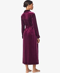 Lauren Ralph Women's Long Sleeves Shawl Collar Robe