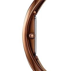 Diesel Women's Wrap-d Quartz Three-Hand Brown Leather Watch, 44mm