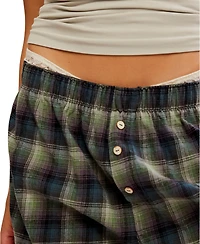 Free People Women's Sunday Afternoon Mid-Rise Boxers