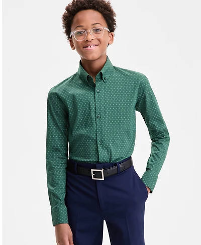 B By Brooks Brothers Boys 8-20 Spread Collar Classic Shirt