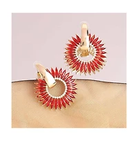 Sohi Women's Celestrial Drop Earrings
