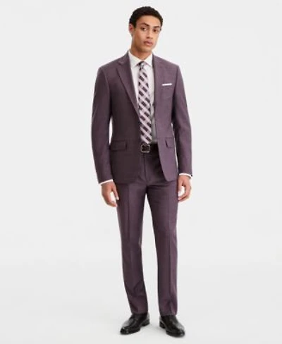 Calvin Klein Mens Slim Fit Wool Blend Suit Separates