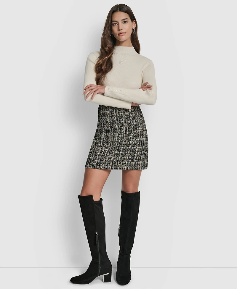 Dkny Jeans Women's Back Darts Mini Skirt