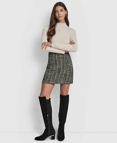 Dkny Jeans Women's Back Darts Mini Skirt