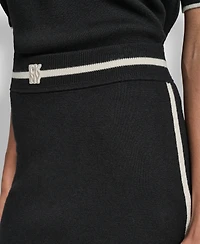 Dkny Jeans Women's Color Block Maxi Skirt