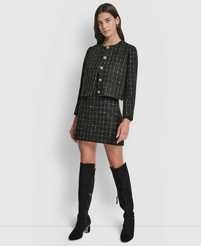 Dkny Jeans Women's Back Darts Mini Skirt