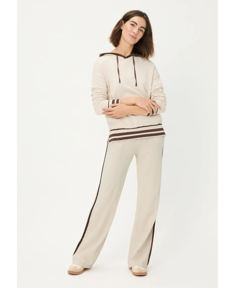 Olsen Women's Anna Fit Wide Leg Knit Drawstring Pant