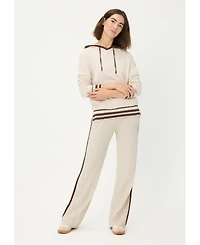 Olsen Women's Anna Fit Wide Leg Knit Drawstring Pant