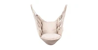 Flynama Natural Rope Hammock Chair Swing with 2 Cushions Carrying Bag