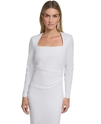 Calvin Klein Women's Long Sleeve Midi Dress