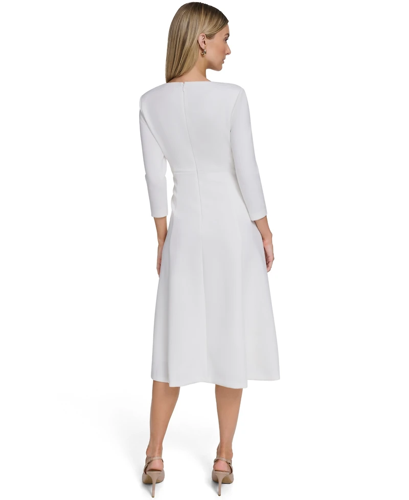 Calvin Klein Women's Zippered Midi Dress