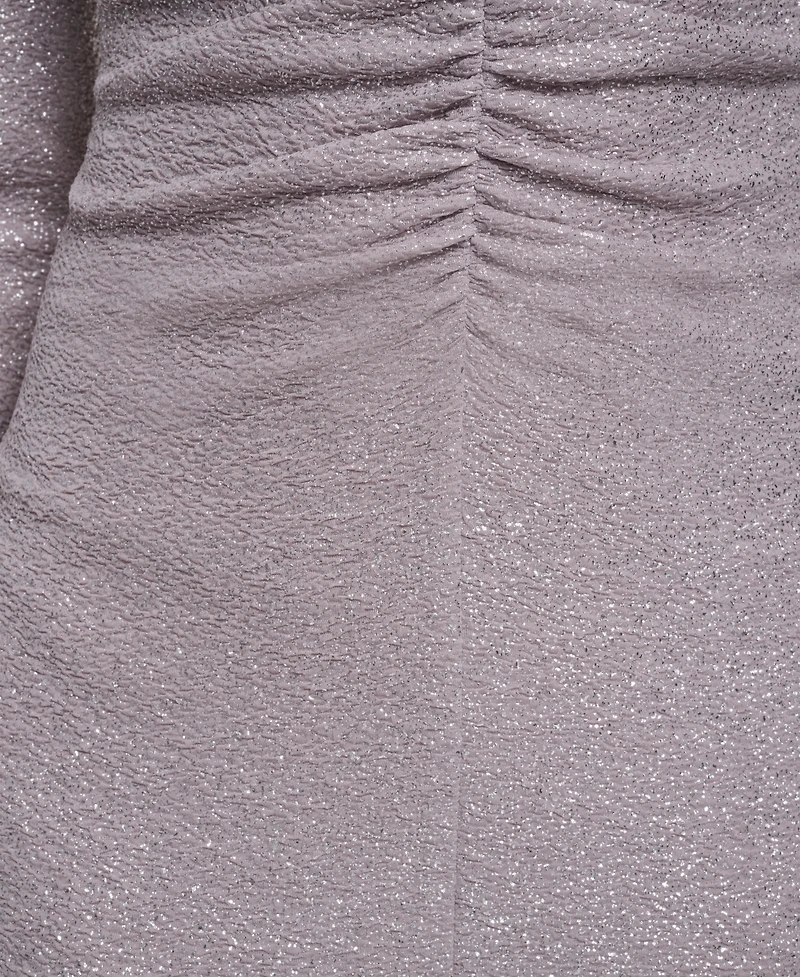 Calvin Klein Women's Ruched Long Sleeve Dress