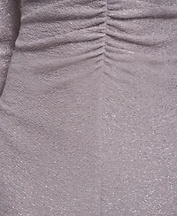 Calvin Klein Women's Ruched Long Sleeve Dress