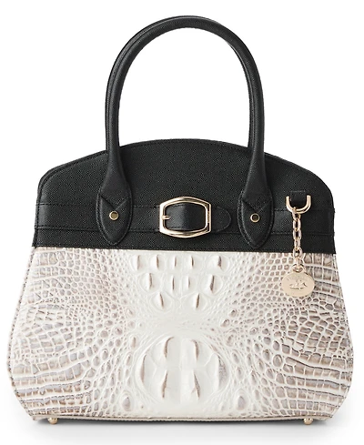 Brahmin Rosetta Minden Leather Satchel