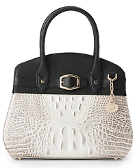 Brahmin Rosetta Minden Leather Satchel