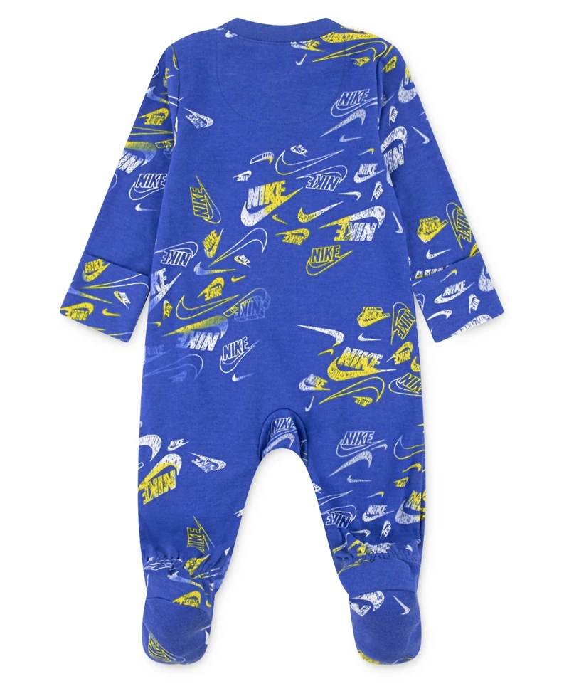 Nike Baby Girls or Boys Printed Footed Coverall