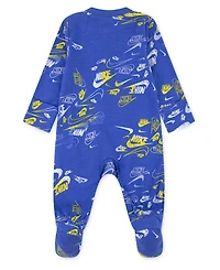 Nike Baby Girls or Boys Printed Footed Coverall