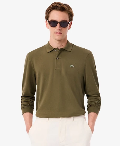 Lacoste Men's Classic Fit Long-Sleeve Polo Shirt