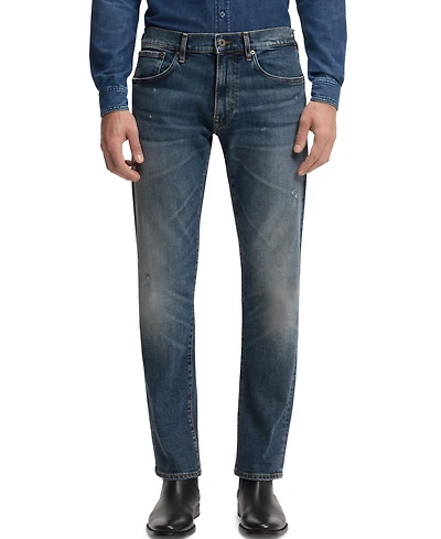 Boss by Hugo Men's Beckham x Blue Stretch Slim-Fit Denim Jeans