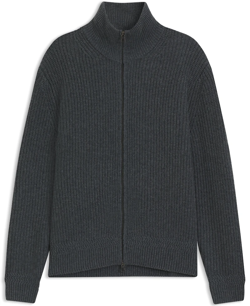 Boss by Hugo Men's Beckham x Wool Cashmere Zip-Up Cardigan