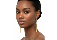 Nyasi Earrings: Elegant Brass Handmade Beaded Dangle Drop Statement Jewelry