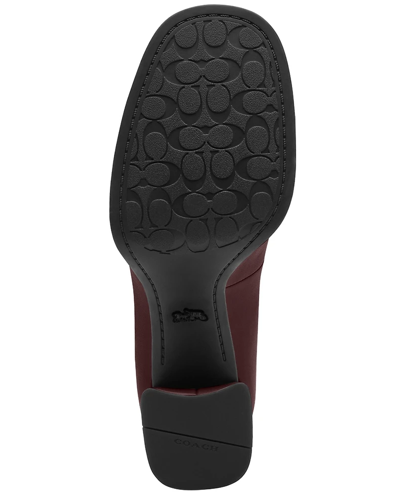 Coach Women's Sculpted Block Heel Pumps