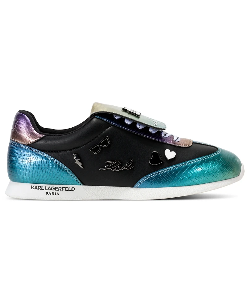 Karl Lagerfeld Paris Women's Minia Pins Lace-Up Sneakers