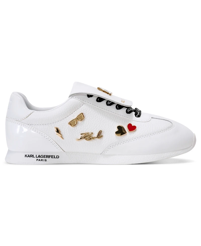 Karl Lagerfeld Paris Women's Minia Pins Lace-Up Sneakers
