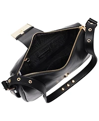 True Religion East West Shoulder Bag with Belt Buckle Tab