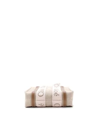 Pre-Owned Chloe Small Woody Convertible Tote Canvas with Leather