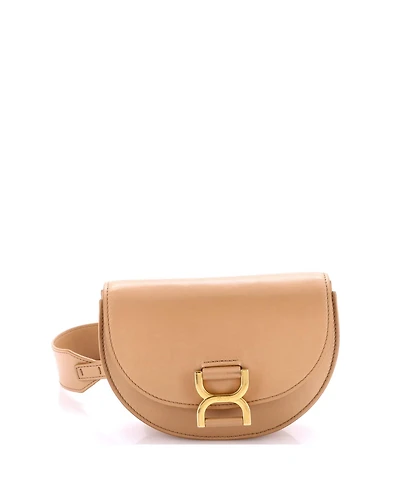 Pre-Owned Chloe Mini Marcie Flap Crossbody Bag Leather