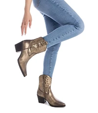 Xti Women's Embroidered Italian Western Booties By