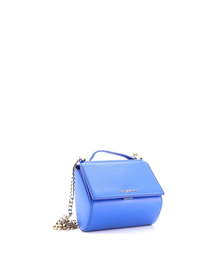 Pre-Owned Givenchy Mini Chain Pandora Box Bag Leather