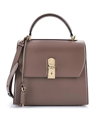 Pre-Owned Salvatore Ferragamo Large Boxyz Top Handle Bag Leather