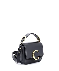 Pre-Owned Chloe Mini C Flap Bag Leather