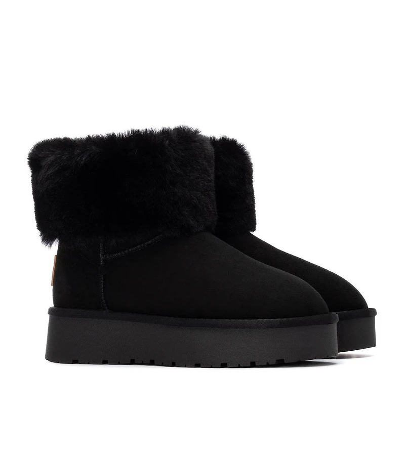 Xti Women's Comfort Ankle Suede Booties By Xti