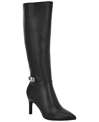 Tommy Hilfiger Women's Janyze Side Zip Pointed Toe Dress Boots