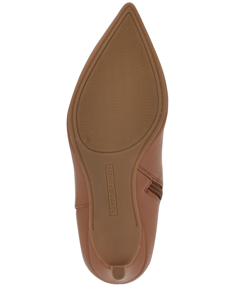Tommy Hilfiger Women's Janyze Side Zip Pointed Toe Dress Boots