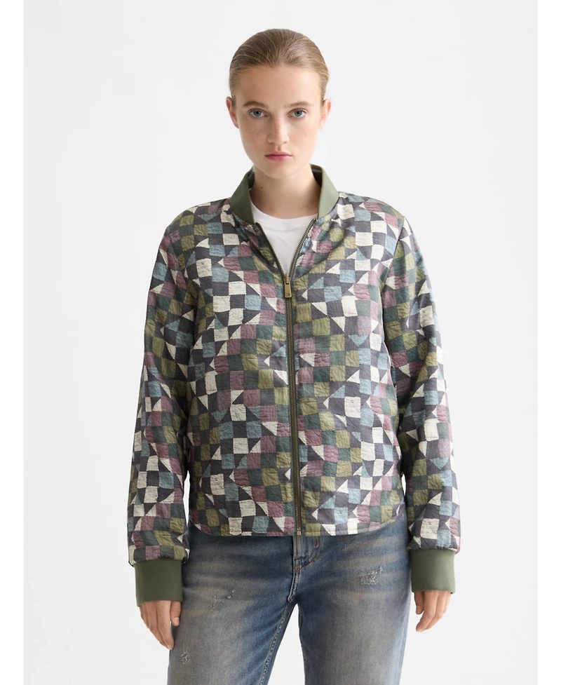 Scotch & Soda Women's Reversible Quilted Bomber