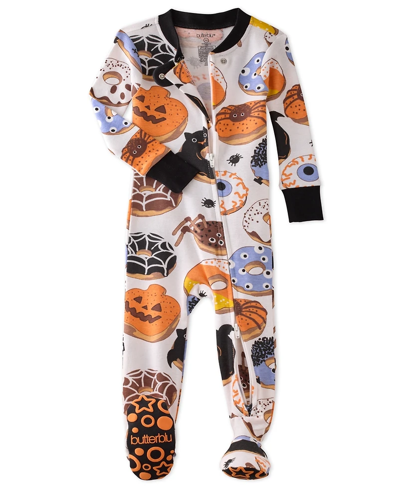 butterblu Baby Cruz Halloween Cotton Snug-Fit Footed Pajamas