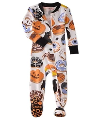 butterblu Baby Cruz Halloween Cotton Snug-Fit Footed Pajamas
