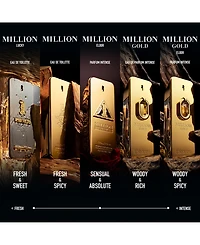 Rabanne 3-Pc. Million Gold Elixir Parfum Intense Fragrance Gift Set